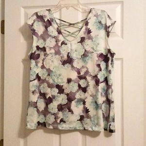 Nue Options with V-neck  & Criss-cross Back